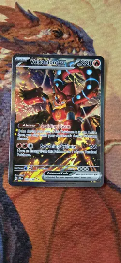 Volcanion ex 182/159 NM Journey Together Pokemon Special Illustration Rare - Image 1