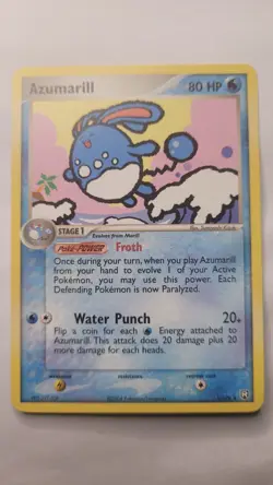Azumarill 1/109 - EX Team Rocket Returns - Non-Holo Rare - NM! - Pokemon Card - Image 1