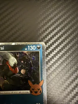 Pokemon Darkrai Trick or Trade 2024 Cosmos Holo Card 136/197 DOUBLE SWIRL NM - Image 5