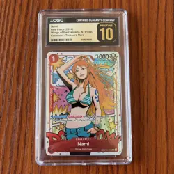 Nami ST01-007 Treasure Rare CGC Pristine 10 One Piece Card - Image 1