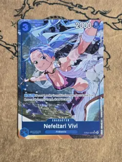 One Piece Card Game Nefeltari Vivi (Alternate Art) EB02-026 SR NM English - Image 1