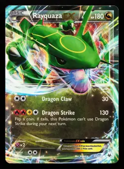 Rayquaza EX 60/108 Ultra Rare XY Roaring Skies Pokemon Card - Image 1