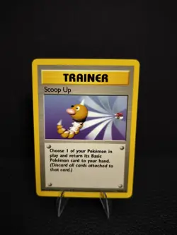 Scoop Up Pokemon TCG Base Set Trainer Card 78/102 Unlimited Rare NM - Image 1