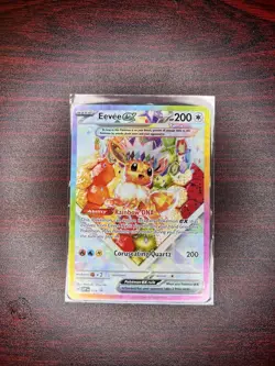 Pokemon TCG Eevee EX 174 Prismatic Evolutions Black Star Promo Card - Image 1