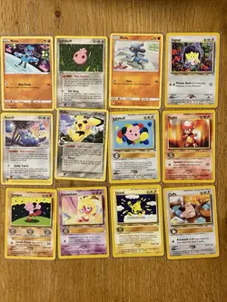Pokemon Baby Card Lot TCG 12 Pokemon Cards Neo Genisis Revelation Discovery WOTC - Image 1