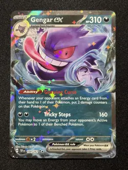 Gengar ex Temporal Forces Ultra Rare Pokemon Card TCG 104/162 Scarlet & Violet - Image 1