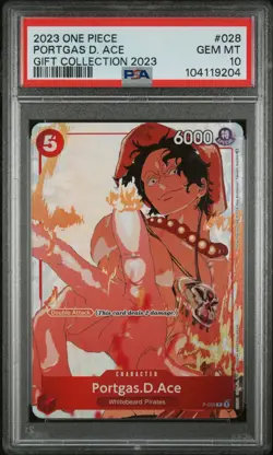 Portgas.D.Ace (Gift Collection 2023) P-028 One Piece Promotion Cards Foil - Image 1