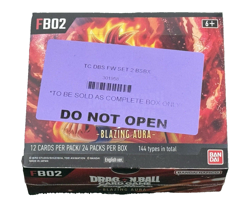 Dragon Ball Super Card Game Fusion World Booster Box Blazing Aura FB02 - Image 2