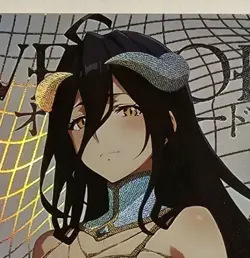 Albedo Overlord Anime Sexy Waifu Comic Card - Image 1