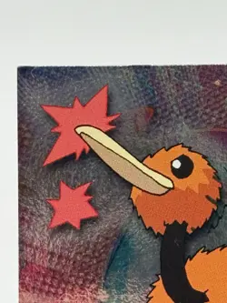 #84 Doduo Topps Blue TV Animation Pokemon Card 2000 Holo MP - Image 3