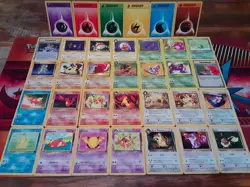 Pokemon Team Rocket Unlimited Lot (28 Cards) - Commons/Uncommons Vintage LP/NM - Image 1