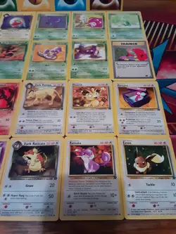 Pokemon Team Rocket Unlimited Lot (28 Cards) - Commons/Uncommons Vintage LP/NM - Image 4