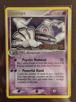 Dusclops 7/107 EX Deoxys 2005 Reverse Holo Rare Pokemon Card TCG - Image 1