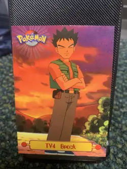 Brock TV4 Blue Logo Topps Pokemon Card Series 1 - Image 1