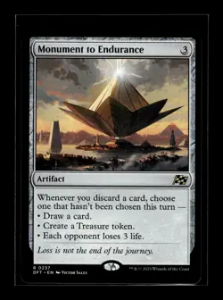 MONUMENT TO ENDURANCE Aetherdrift #237 DFT(NM+)(MTG) - Image 1