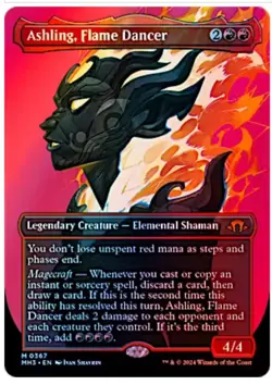 Ashling, Flame Dancer (Borderless) Modern Horizons 3 Foil- NM/M - Image 1