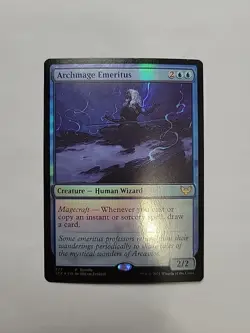 MTG - Archmage Emeritus STX Foil #377 - Image 1