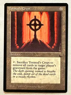 Tormod's Crypt - Magic the Gathering MTG The Dark - Near Mint - Free Shipping! - Image 1