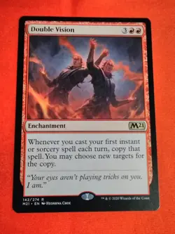 Double Vision - Core Set 2021 #142/274 Rare MTG Magic - Unplayed Mint+ - Image 1