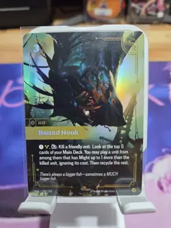 Riftbound Origins League of Legends Baited Hook Foil NM English MTG 242/298 - Image 1