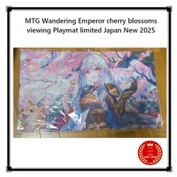 MTG Wandering Emperor cherry blossoms viewing Playmat limited Japan New 2025 - Image 1