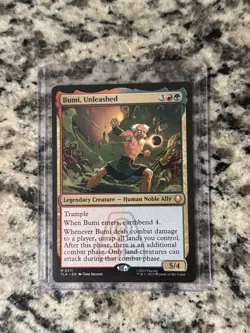 Bumi, Unleashed #211 M Non-Foil MTG TLA - Image 1