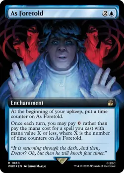 FOIL - As Foretold (Extended Art) (Surge Foil) - Universes Beyond: Doctor Who - Image 1