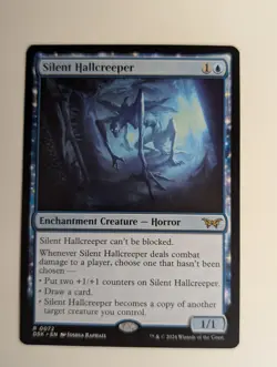 MTG - Silent Hallcreeper - DSK - R - 72 - Image 1