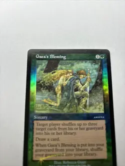 MTG Gaea’s Blessing- Arena Promos- Promo- Foil- LP - Image 2