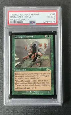 PSA 8 - Deranged Hermit Urza's Legacy Regular - Image 1