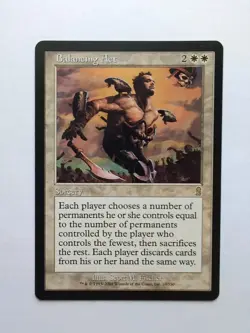 MTG Balancing Act (ODY) Odyssey Regular Rare 10/350 - Image 1
