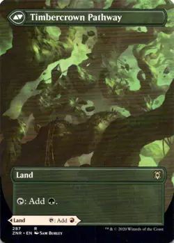 MTG Cragcrown Pathway (Borderless) (287) | NM | Zendikar Rising {ZNR} - Image 2