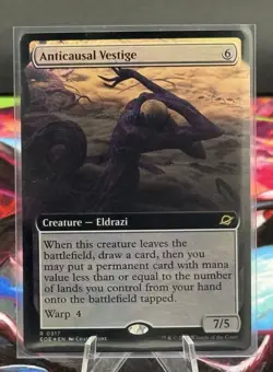 x1 MTG - EOE - Anticausal Vestige Extended Art - Foil 0317 Pack Fresh - Image 1