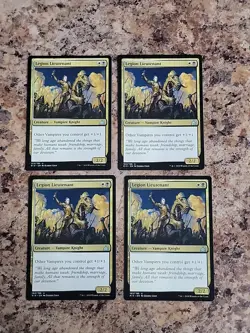 Legion Lieutenant X4 Rivals of Ixalan MTG Magic the Gathering Unplayed Playset - Image 1