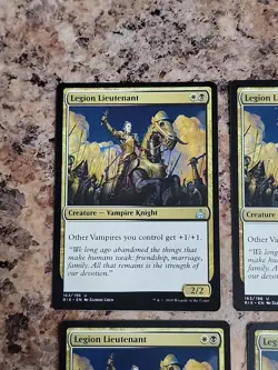 Legion Lieutenant X4 Rivals of Ixalan MTG Magic the Gathering Unplayed Playset - Image 3