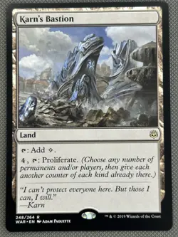 1x Karn's Bastion - War of the Spark - Near Mint - Image 1