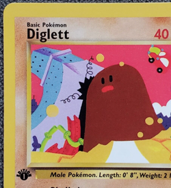 1st Edition Diglett - Team Rocket - #52/82 - Vintage Pokemon Card 2000 WOTC - Image 2