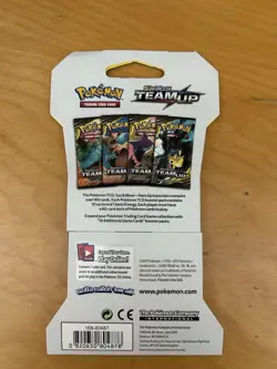 Pokemon TCG Sun & Moon Team Up Sleeved Booster Pack Factory Sealed Unweighted. - Image 2