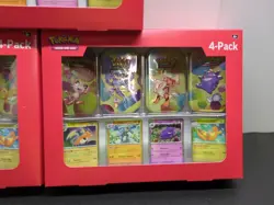 Pokemon TCG Scarlet & Violet 151 Mini Tin 4-Pack Sam’s Club Lot Of 3 Cosmos Holo - Image 3