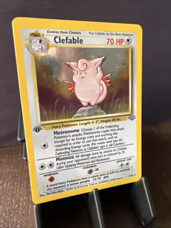 Pokemon TCG Clefable Holographic 1st Edition Jungle 1/64 - Image 2
