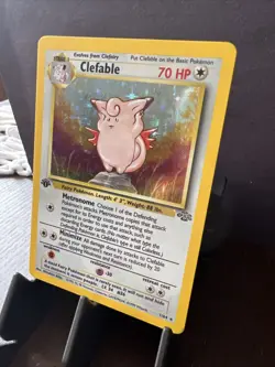 Pokemon TCG Clefable Holographic 1st Edition Jungle 1/64 - Image 3