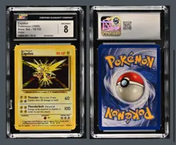 1999 Pokemon Base Set Zappos Holo CGC 8 - Image 1