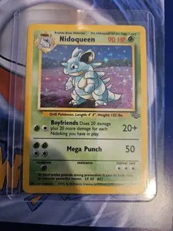 Pokemon TCG Nidoqueen Jungle 7/64 Holo Unlimited Holo Rare - Image 1