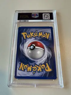 1999 Pokemon Set Shadowless Ninetales Holo #12/102 PSA 8 - Image 2