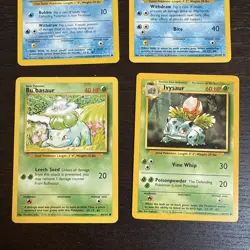 Pokemon TCG 1999 Base Set Starter Trio PAIR OF 6 (24, 30, 42, 44, 46, 63) - Image 4