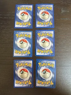 Pokemon TCG 1999 Base Set Starter Trio PAIR OF 6 (24, 30, 42, 44, 46, 63) - Image 5