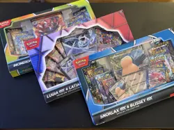 Pokemon 3 BOX LOT 26-Packs EX Special Collections Lugia Incineroar Snorlax ect. - Image 1