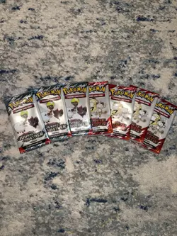 Pokemon S&V Destined Rivals & Journey Together Fun Packs Factory Sealed Lot of 7 - Image 1