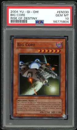 Yugioh Big Core Super Rare RDS-EN030 PSA 10 Gem Mint - Image 1