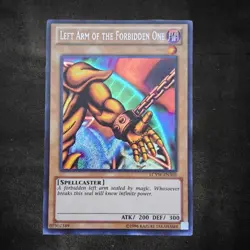 1996 Yu-Gi-Oh! Secret Rare Left Arm of the Forbidden One LCYW-EN305 - Image 1